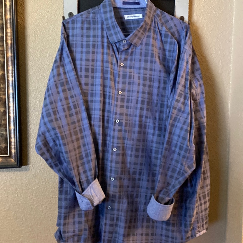 Tommy Bahama Cotton/Silk Button Down Shirt